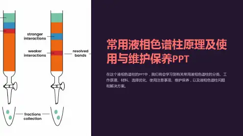常用液相色谱柱原理及使用与维护保养PPT