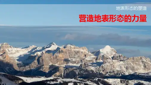 地理人教版必修一营造地表形态的力量PPT优秀课件
