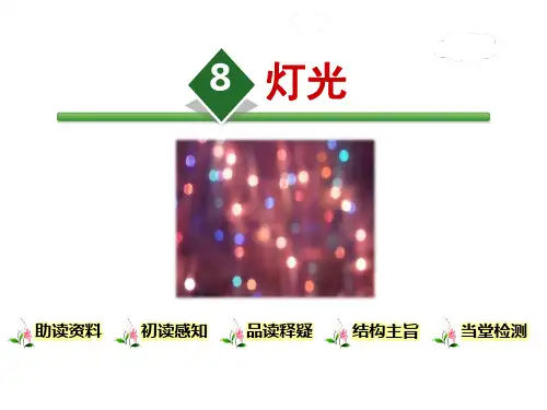 《灯光》PPT教学课件(完美版)