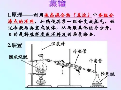 化学实验基本方法蒸馏萃取