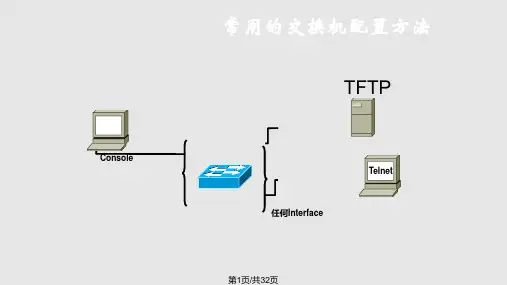 交换机的工作原理及其配置PPT课件