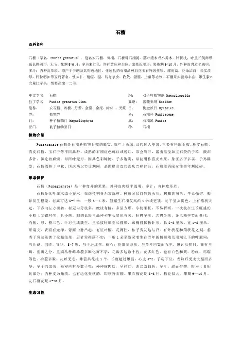 石榴