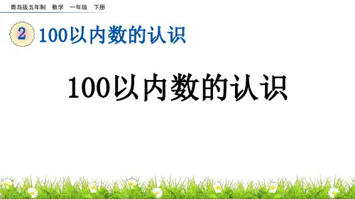 《100以内数的认识》PPT课件