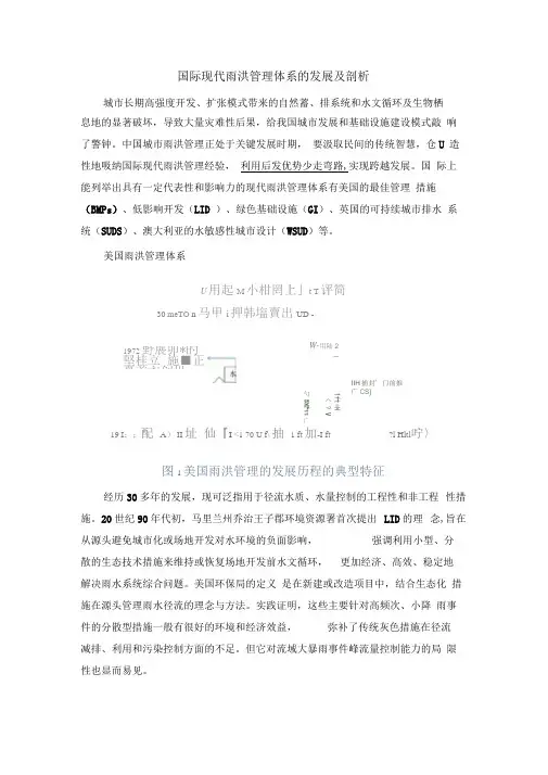 国际现代雨洪管理体系的发展及剖析