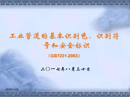 《工业管道的基本识别色、识别符号和安全标识》(GB-7231)