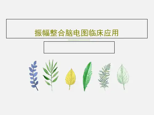 振幅整合脑电图临床应用PPT共43页
