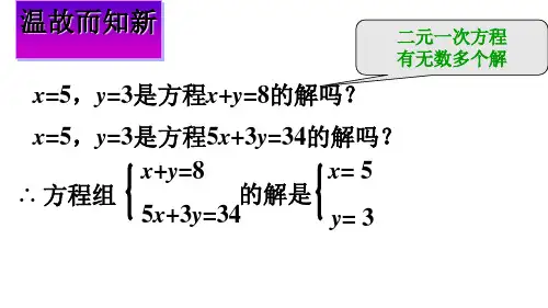 《二元一次方程组》课件完整版PPT初中数学7