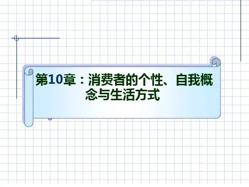 消费者行为学第10章个性、自我概念与生活方式