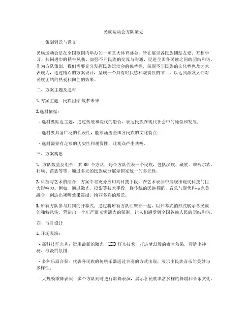 民族运动会方队策划