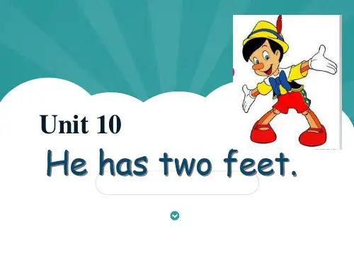 Unit10Hehastwofeet(课件)湘少版英语四年级下册