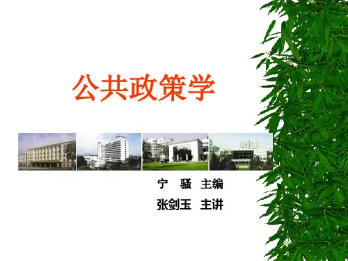 公共政策学PPT