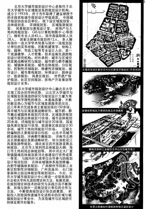 北京大学城市规划设计中心