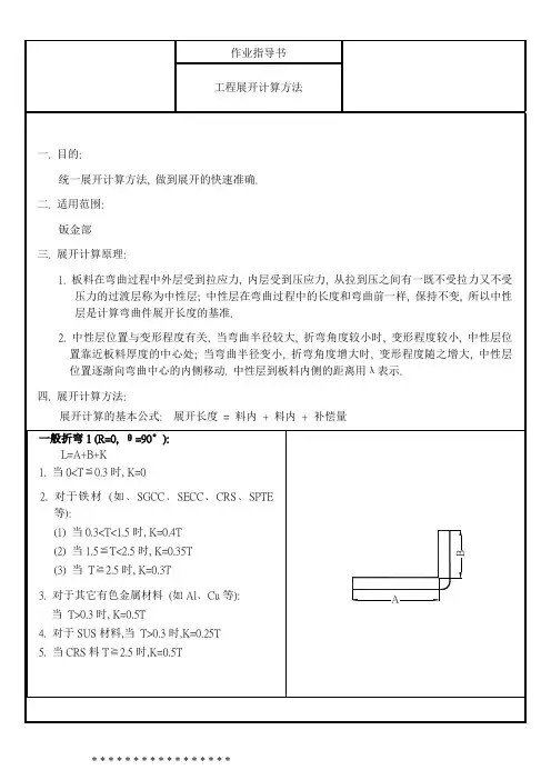 工程展开计算方法374930686