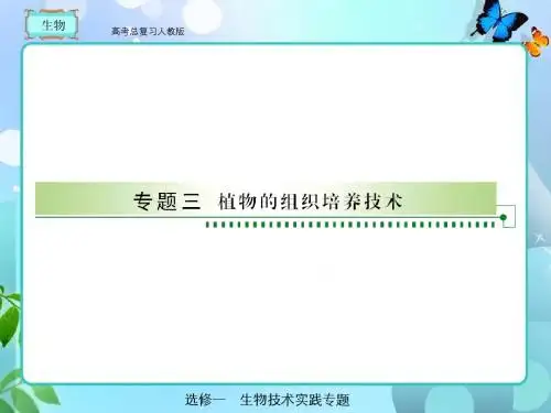 高考总复习 生物选修1-3