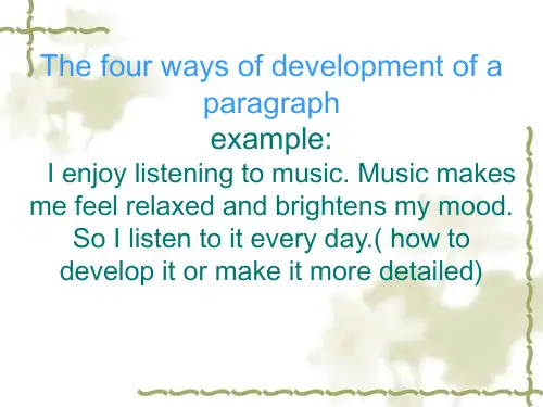 How to develop the expository paragraph