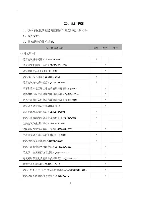 2016年幕墙设计说明新标准资料