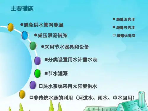 绿色建筑节水节能设计措施