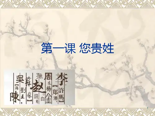 【示范课】《当代中文》第一课教案PPT课件