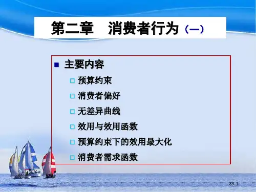 【2019-2020年整理】中级微观经济学课件ppt课件