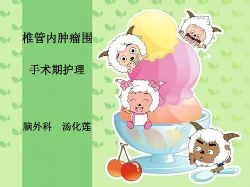【精编完整版】椎管内肿瘤围手术期护理课件最新版