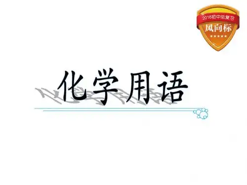 云南中考化学复习课件：化学用语