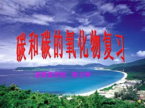 人教课标版九年级化学《单质碳的化学性质》ppt课件