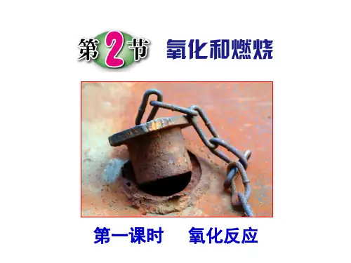 浙教版八年级下册科学3.2 氧化和燃烧(第1课时)