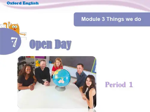 五年级英语下册课件-Module 3 Unit 7 Open day(42)-牛津上海版