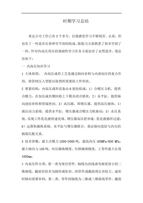 时期学习总结