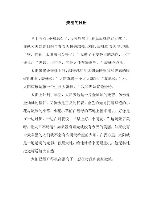 美丽的日出_3