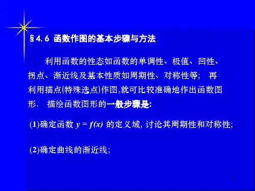 函数作图的基本步骤与方法(精)