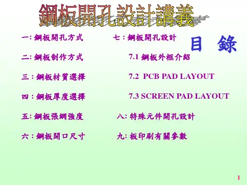 钢板开孔讲解