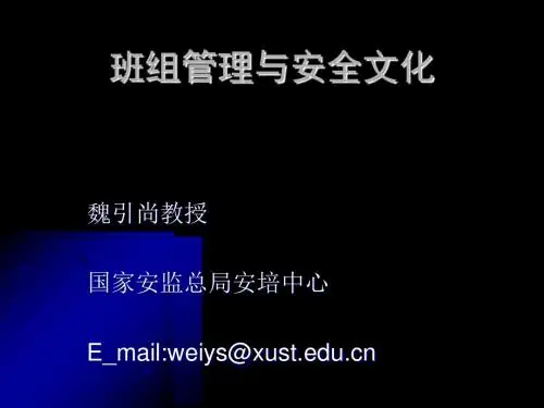 班组管理与安全文化培训课件(ppt 46页).ppt