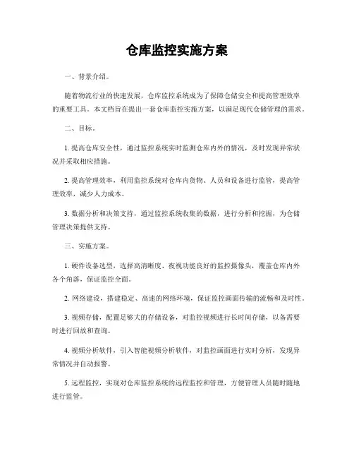 仓库监控实施方案