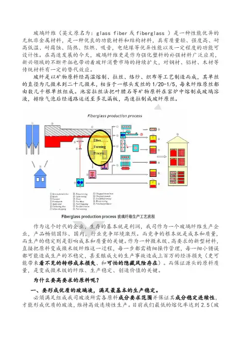 玻纤生产对原料的要求浅谈