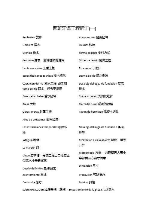 西班牙语工业工程词汇(一)
