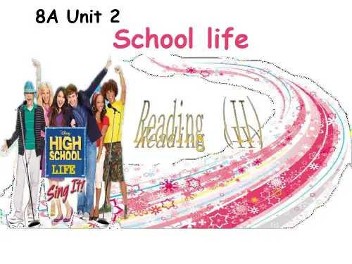 牛津译林版英语8AUnit2ReadingII共18张