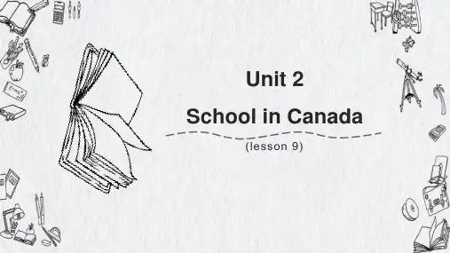 小学英语冀教版六年级上册《Unit2 lesson9 Mr. Wood Teaches a Scie