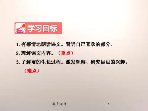 3蚕姑娘ppt教育课件