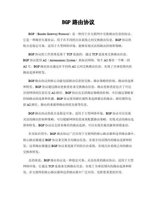 BGP路由协议