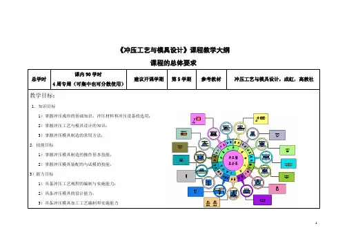 《冲压工艺与模具设计》课程教学大纲