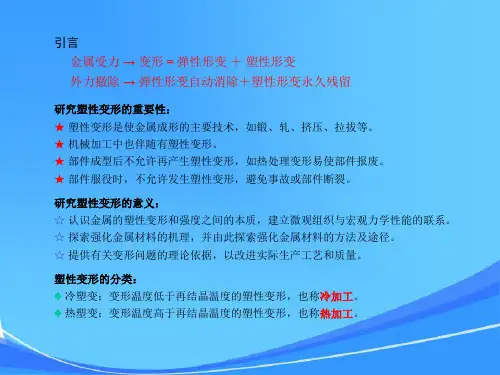 第七章-塑性变形