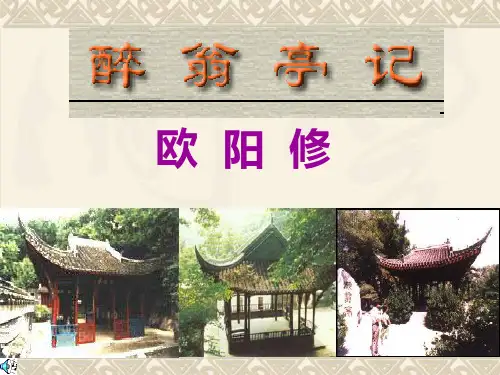 -人教部编版九年级语文上册第11课《醉翁亭记》课件(80张PPT)