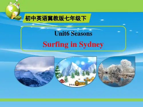 《Surfing-in-Sydney》Seasons-PPT课件【品质课件PPT】
