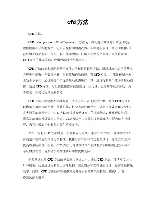 cfd方法