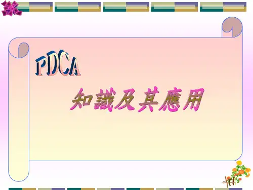 PDCA知识及其应用