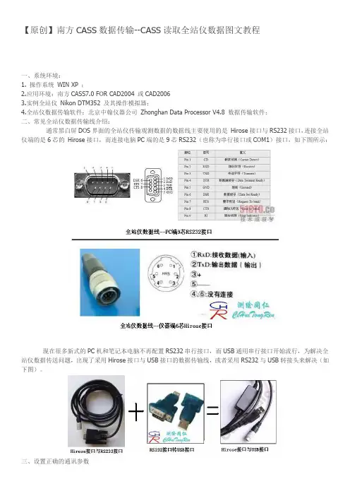 南方CASS数据传输--CASS读取全站仪数据图文教程
