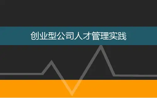 创业型公司人才管理.ppt