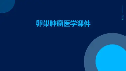 卵巢肿瘤医学课件
