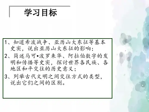 北师大版-历史-八年级下-第23课 文明的冲撞与交融(32张)